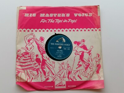 ELVIS PRESLEY UK 1956 78   I DON'T CARE IF THE SUN DON'T SHINE  HMV POP  272