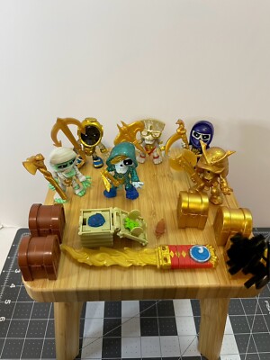 Treasure X Moose Toys Action 6 Figures Lot Weapons & Accessories