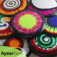 MVP DYED NEUTRON MACRO TESLA MINI DISC Hyzer Farm 6" disc golf mini / thrower