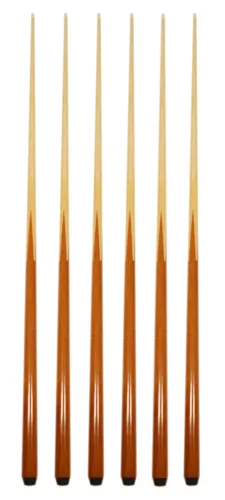 SET OF 6 POOL CUES 4-Prong 57" One-Piece House Bar Billiard Pool Cue Stick