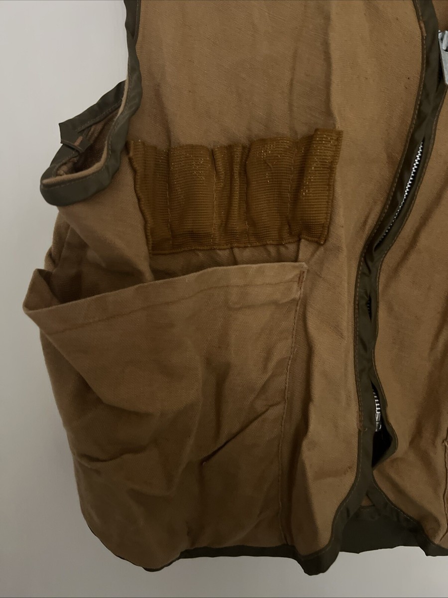 Gilet de chasse vintage SAFTBAK : poches zippées des