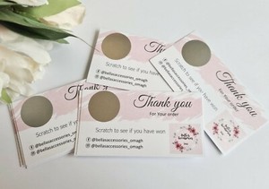 scratch business cards