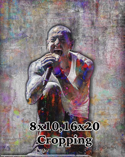 CHESTER BENNINGTON 24x36in Tribute Poster, Chester Bennington Art Free Shipping - Bild 5 von 5