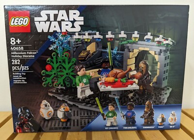 NEW Lego Millennium Falcon Holiday Diorama Star Wars 40658 SEALED NIB
