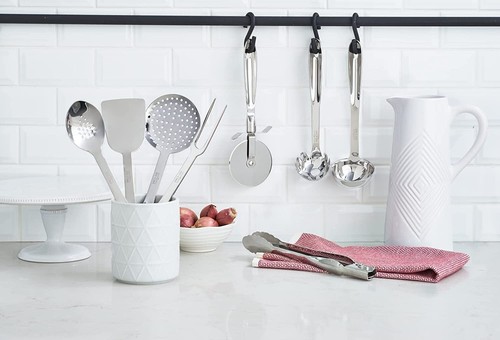 All-Clad Stainless Steel 13 inch Slotted Spoon & 13 inch Solid Spoon - Picture 6 of 10