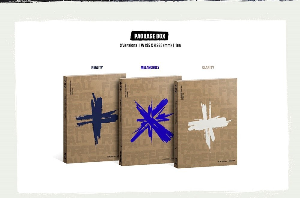 TXT Album THE NAME CHAPTER FREEFALL REALITY Ver CD+Book+Card