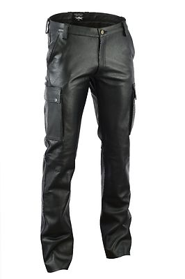 AW-720 Nappaleder Cargo Lederhose Leather trousers,leder Hose,Pantalon n  Cuir
