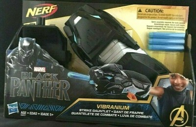 marvel black panther vibranium strike nerf gauntlet