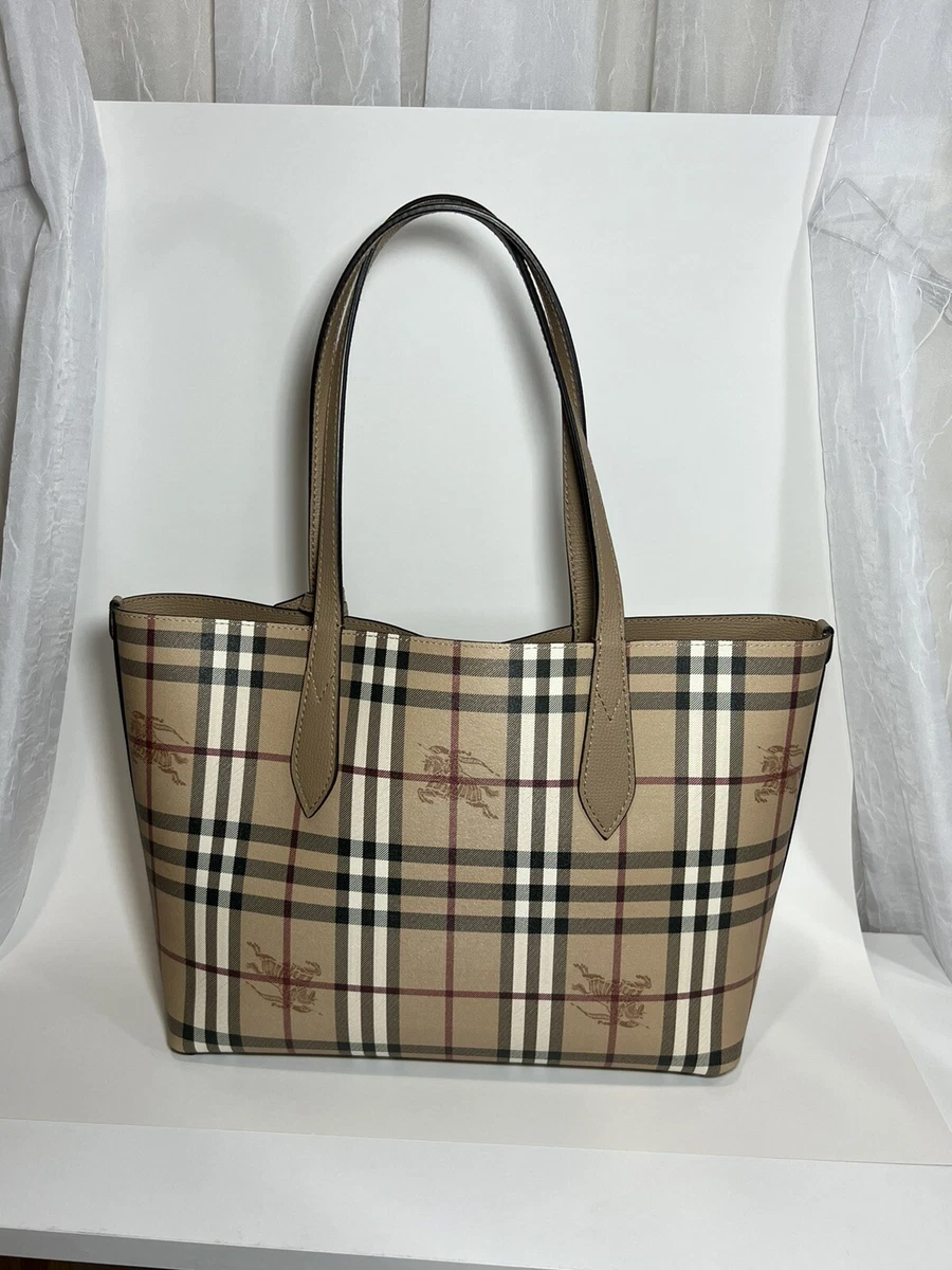 Burberry Pre-owned Women's Faux Leather Tote Bag - Beige - One Size