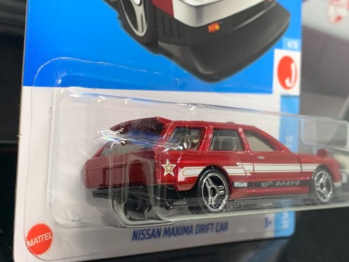 HOT WHEELS Nissan Maxima Drift Car - Rojo HW J-Importaciones 4/10 - Tarjeta Larga 2023 #47 - Imagen 7 de 7