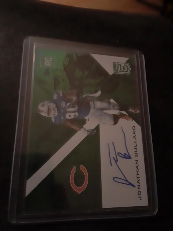 2016 Donruss Elite Green Jonathan Bullard RC #ERA-BU Rookie Auto Chicago Bears - Image 2 of 2