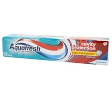 1 Pack - AquaFresh Cool Mint Fluoride Toothpaste Cavity Protection 5.6 Oz Each
