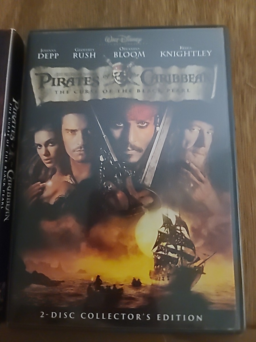 Pirates of the Caribbean: The Curse of the Black Pearl (DVD, 2003