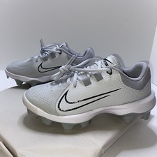 Nike Women’s size 7.5 Hyperdiamond 4 Pro MCS Softball Cleats DC8990-004 Gray