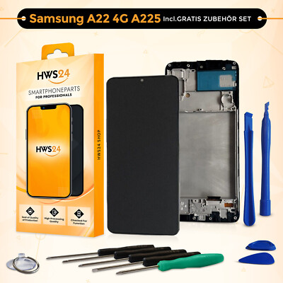Display für Samsung Galaxy A22 4G SM-A225F Screen Bildschirm Vormontiert