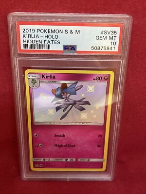 2019 Pokemon SM Hidden Fates #SV35 Kirlia HOLO PSA 10 GEM MINT | eBay