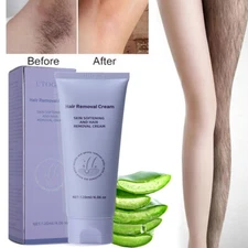 Hair Removal Cream For Men & Women - Easy & Painless Depilator Stop Hair Growth