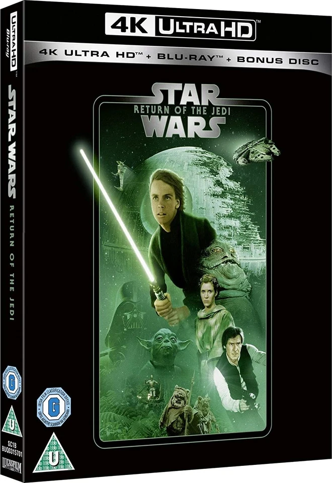 Star Wars Episode VI Return of the Jedi 4K + Slip Cover UHD Blu-ray (UK)[1983] - Image 2 of 4