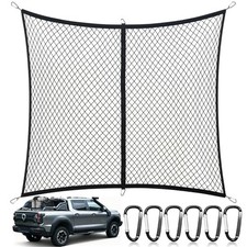 Cargo Net for Pickup Truck Bed, Highly Elastic Truck Bed Net, Single layer