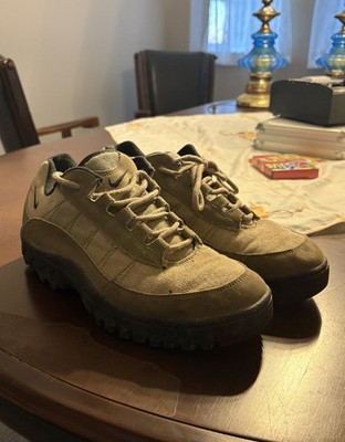 Vintage Nike ACG Hiking Trail Outdoor Mens 11 Shoes Brown Black Canvas
