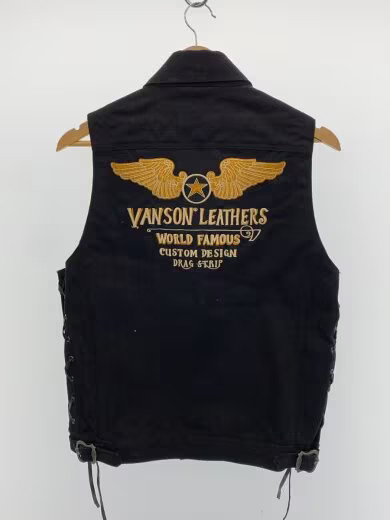 VANSON/Jacket/M/--/BLK/Solid - image 2