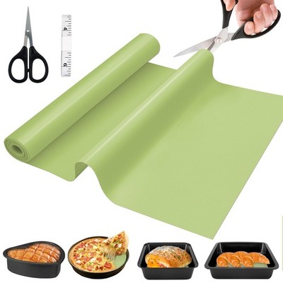 Silicone Baking Mat Roll, 12 IN x 6 FT, Non-Stick, Reusable, Heat-Resistant B...