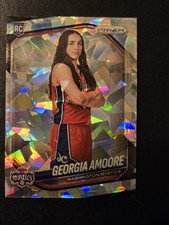2025 Panini Prizm WNBA #103 Georgia Amoore RC Rookie Silver Cracked Ice Prizm