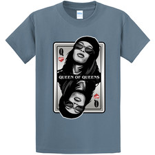 NEW RETRO KINGS x SWOD R&B QUEEN STONE BLUE Tee Shirt SMALL-4XLARGE MADE IN USA