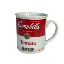 Campbells Soup 125th Anniversary Tomato Soup Ceramic Mug 12 Oz Collectible