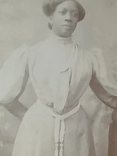 Antique African American Cabinet* COLORED FEMALE * HBCU * WASHINGTON D. C.