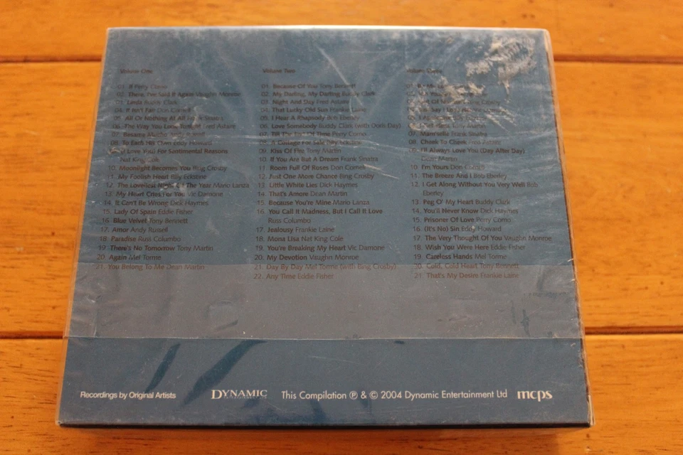 All-Time Crooners 3 CD Set Dynamic 2004 Sealed Vocal Jazz Pop Classic Hits Foto 2 de 2