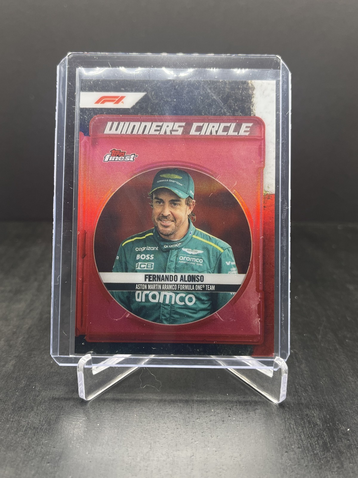 2024 Topps Finest Formula 1 F1 Fernando Alonso Winner’s Circle SP #WC-11