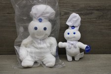 1997 PILLSBURY DOUGHBOY PLUSH BEAN BAG 8'' DOLL 6" WITH TAGS
