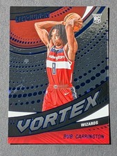 2024-25 Panini Revolution Bub Carrington #9 Vortex Blue Cosmo #/285