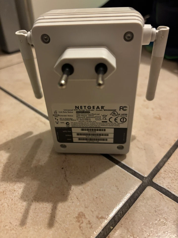 Netgear N300 WiFi Range Extender - Ripetitore WiFi WN3000RPv3 - Immagine 3 di 3