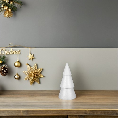 11 Cônes En Mousse Blanche Pour Déco Noël, Mariage, Fête Ou Projets DIY - Polystyrène Léger à Customiser