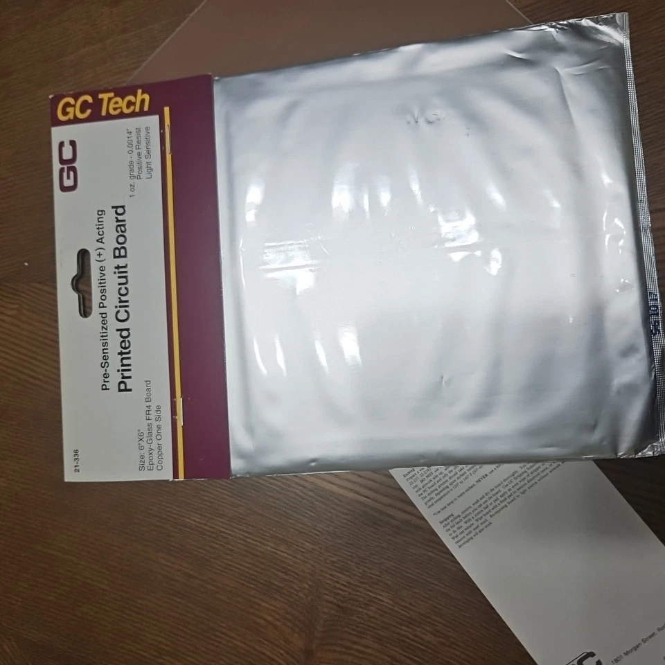 PLACA DE CIRCUITO IMPRESO 21-336 6X6 HIERBA EPOXI PLACA FR4 SELLADA Foto 2 de 4