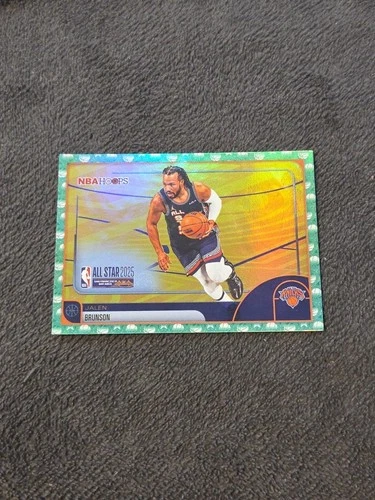 2025/2026 Topps NBA Hoops Jalen Brunson All Star Green Foil