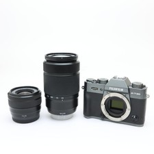 Fujifilm X-T30 Charcoal Silver  XC 15-45mm  50-230mm II Lens Kit 115