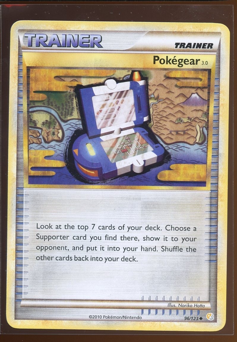 Pokegear 3.0 Uncommon Trainer 96/123 Pl HGSS HeartGold & SoulSilver Pokemon
