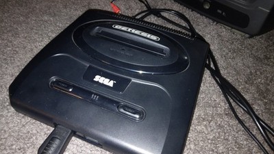 SEGA Genesis Model 2 Console, clean and ready to play, reset needs fixed