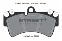 BremsbeläGe VW Touareg (7LA, 7L6, 7L7) 3.2 V6 Baujahr 10/02–11/06 Kw 162 PS 220