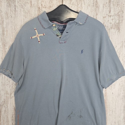 Polo Ralph Lauren Adirondack Elk Ridge Shirt XL Indigo Embroidered Ltd. Edition