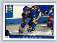 1993-94 Upper Deck - Donald Audette #5 Buffalo Sabres Hockey Card