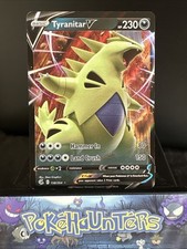 Pokemon Card Tyranitar V 158/264 Half Art Holo Rare Fusion Strike Near Mint