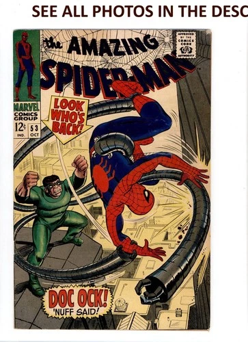 Amazing Spider-Man #53 Comic OCT 1967 VG Marvel Comics (HG)
