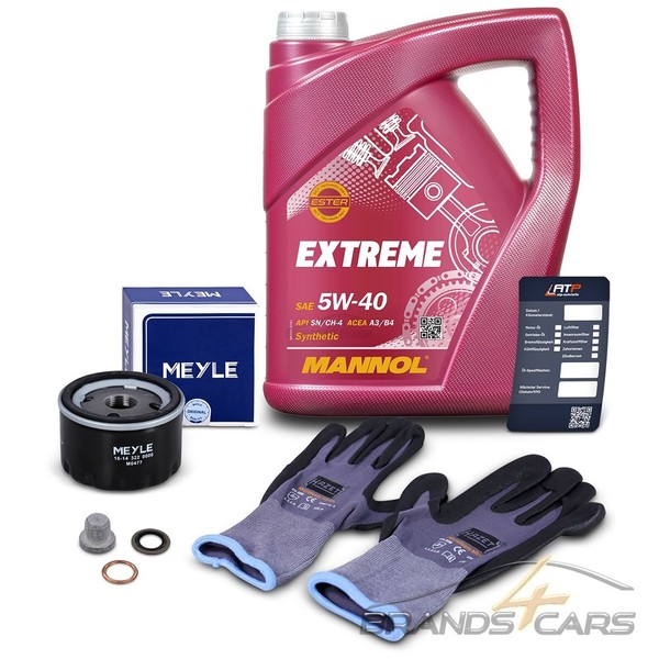 Meyle ÖLfilter +5L 5W-40 FÜR Renault Clio Grand Scenic Kangoo Laguna Megane-image