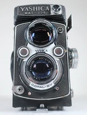 Yashica Mat-124 TLR 120/220 6×6 Film Camera w/ Yashinon 80mm as is for parts