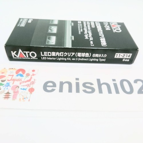 KATO N Gauge 11-214 LED Interior light Clear Warm White 6 Cars Model Railroad - Picture 6 of 24