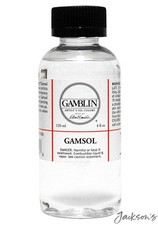 Gamblin Gamsol Odourless Mineral Spirits 125ml For Oil Paint Thinning Clean Up